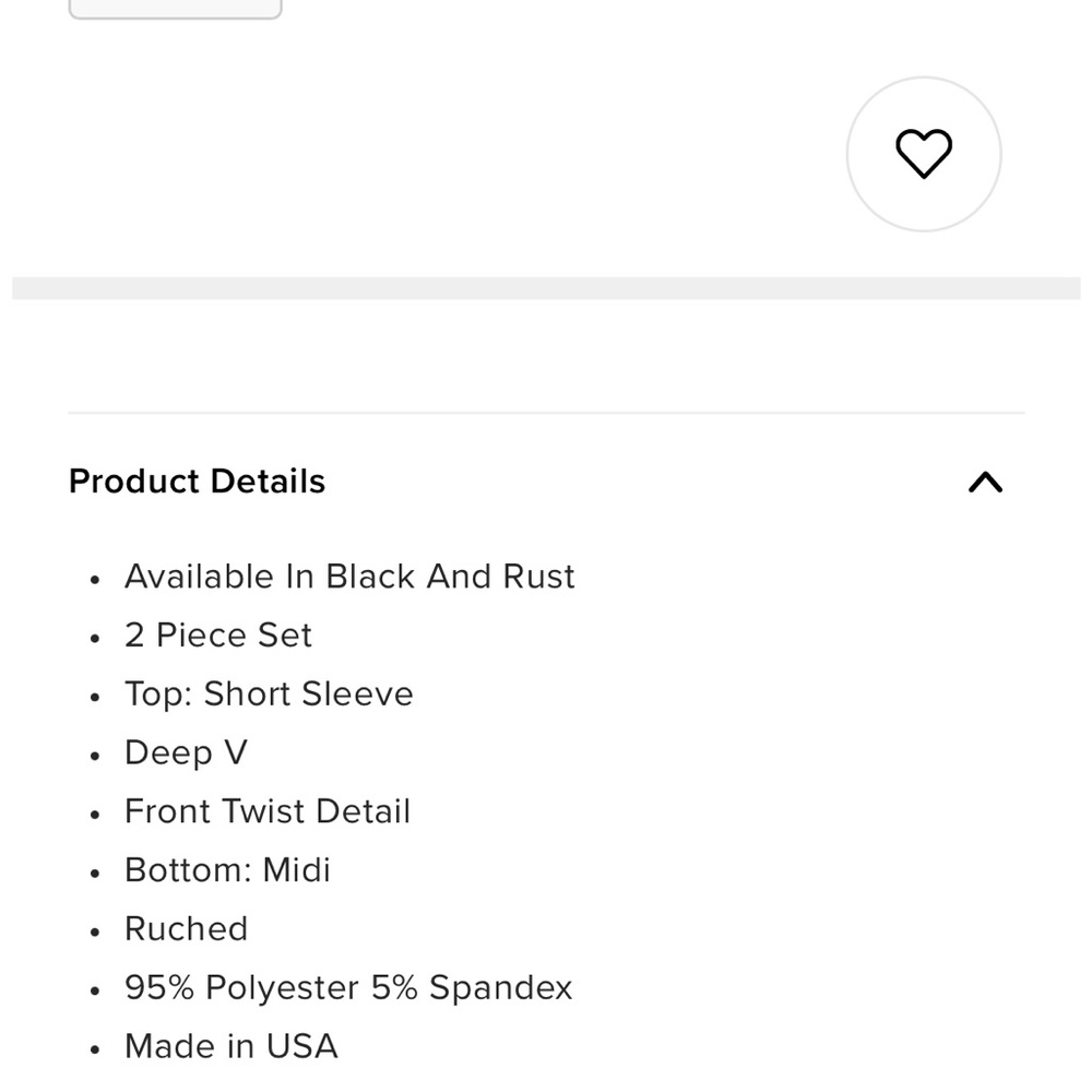 Worn Once Rust Two Piece Set - image 4